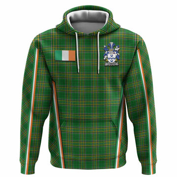 Hammond Irish Clan Coat of Arm Tartan Hoodie Flag Style