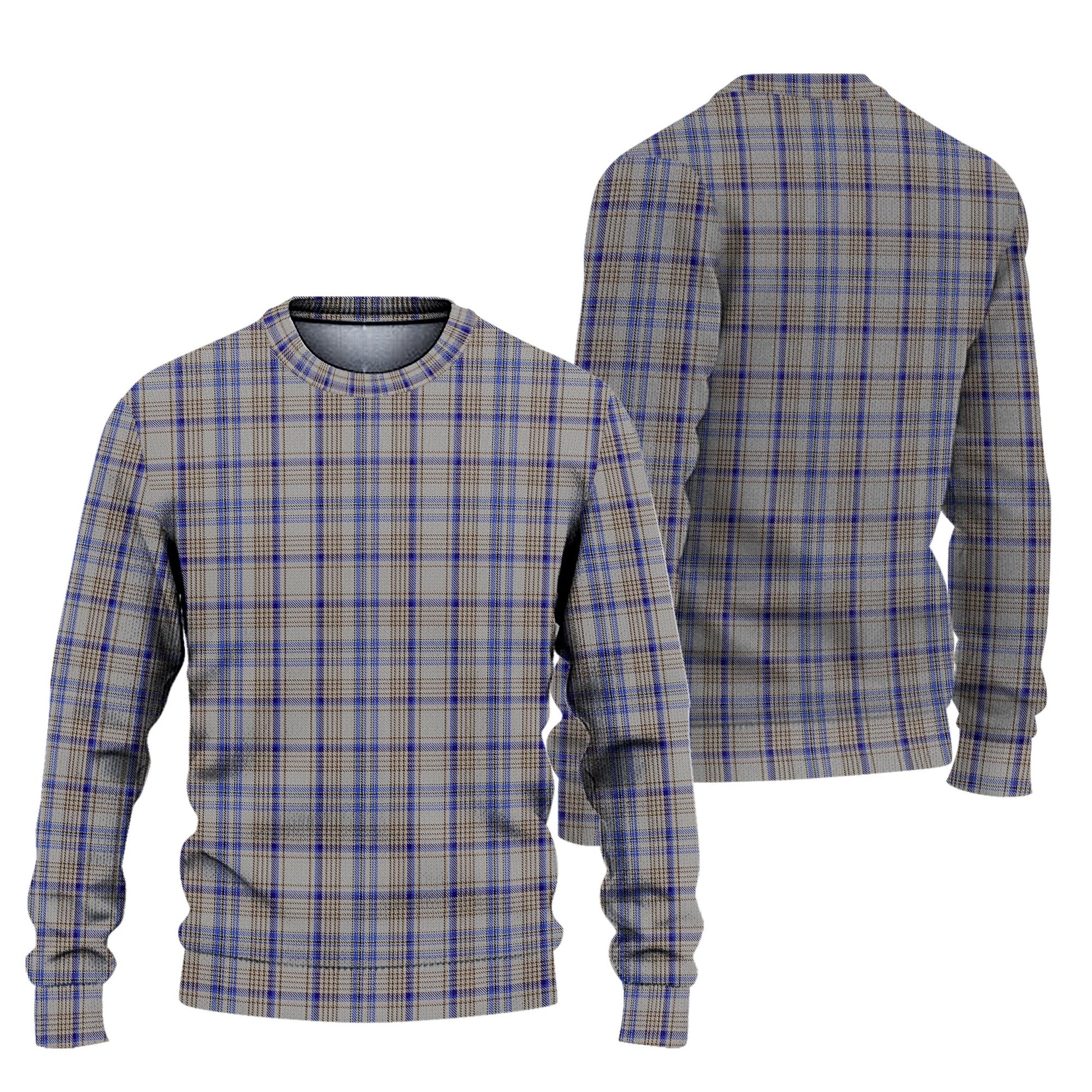 Handwriting Tartan Ugly Sweater Unisex - Tartan Vibes Clothing