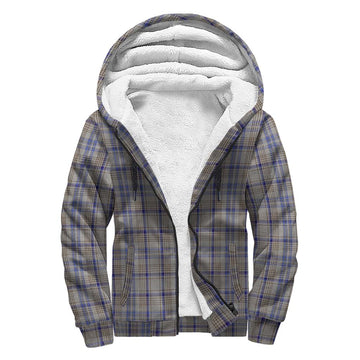 Handwriting Tartan Sherpa Hoodie Unisex - Tartan Vibes Clothing