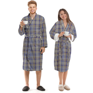 Tartan Vibes Clothing Handwriting Tartan Bathrobe
