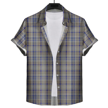 Handwriting Tartan Hawaiian Shirt Shirt Kid - Tartan Vibes Clothing