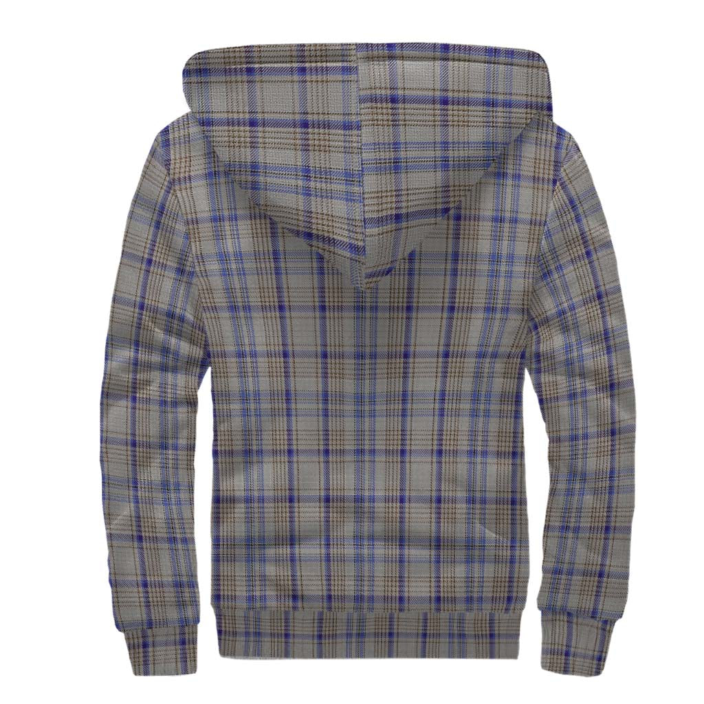 Handwriting Tartan Sherpa Hoodie - Tartan Vibes Clothing
