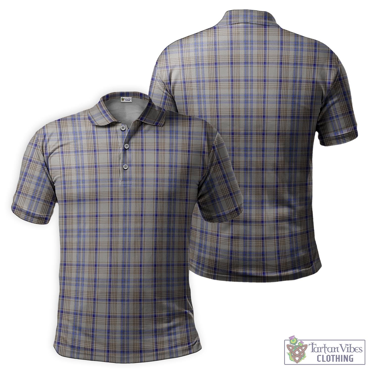 Handwriting Tartan Mens Polo Shirt - Tartan Vibes Clothing