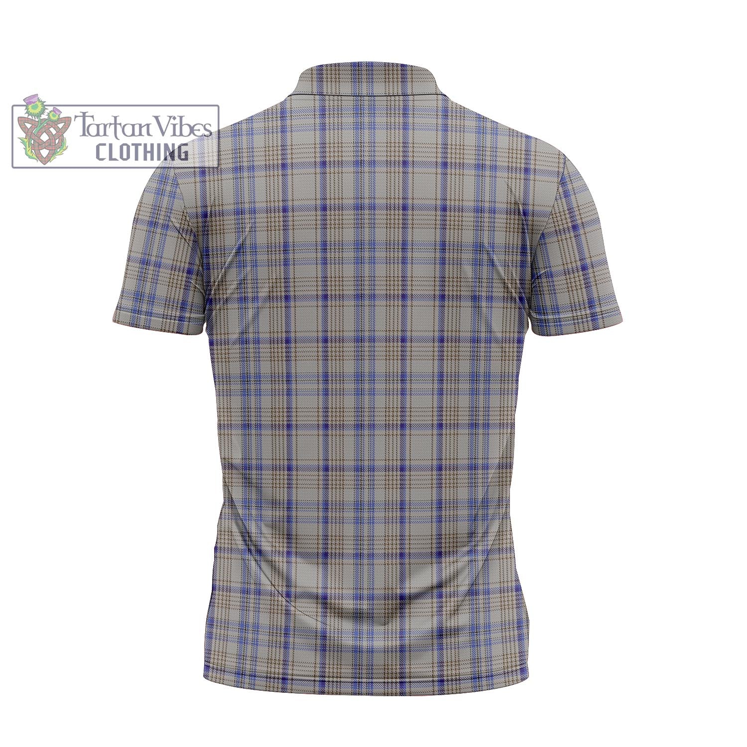 Handwriting Tartan Zipper Polo Shirt - Tartan Vibes Clothing