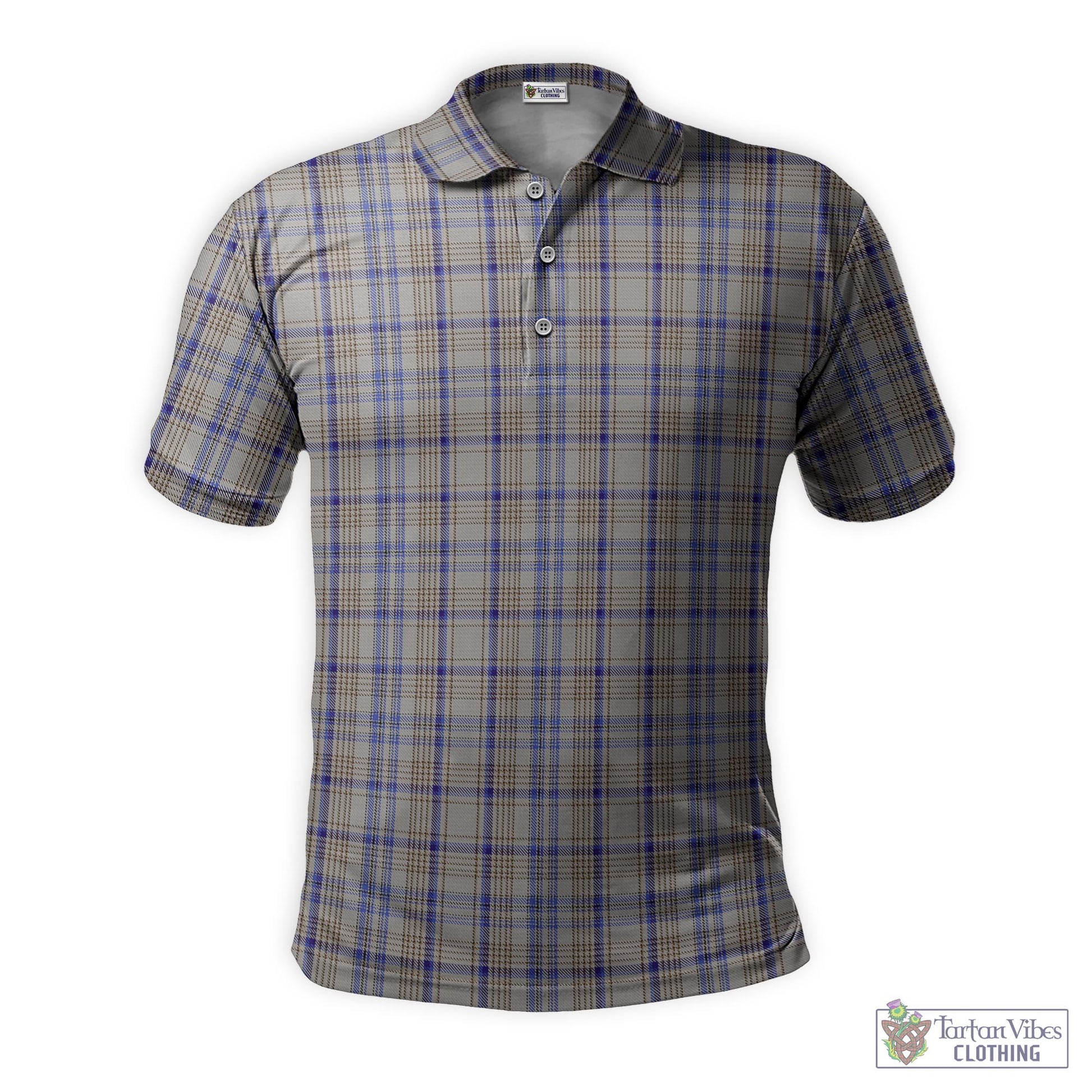 Handwriting Tartan Mens Polo Shirt - Tartan Vibes Clothing