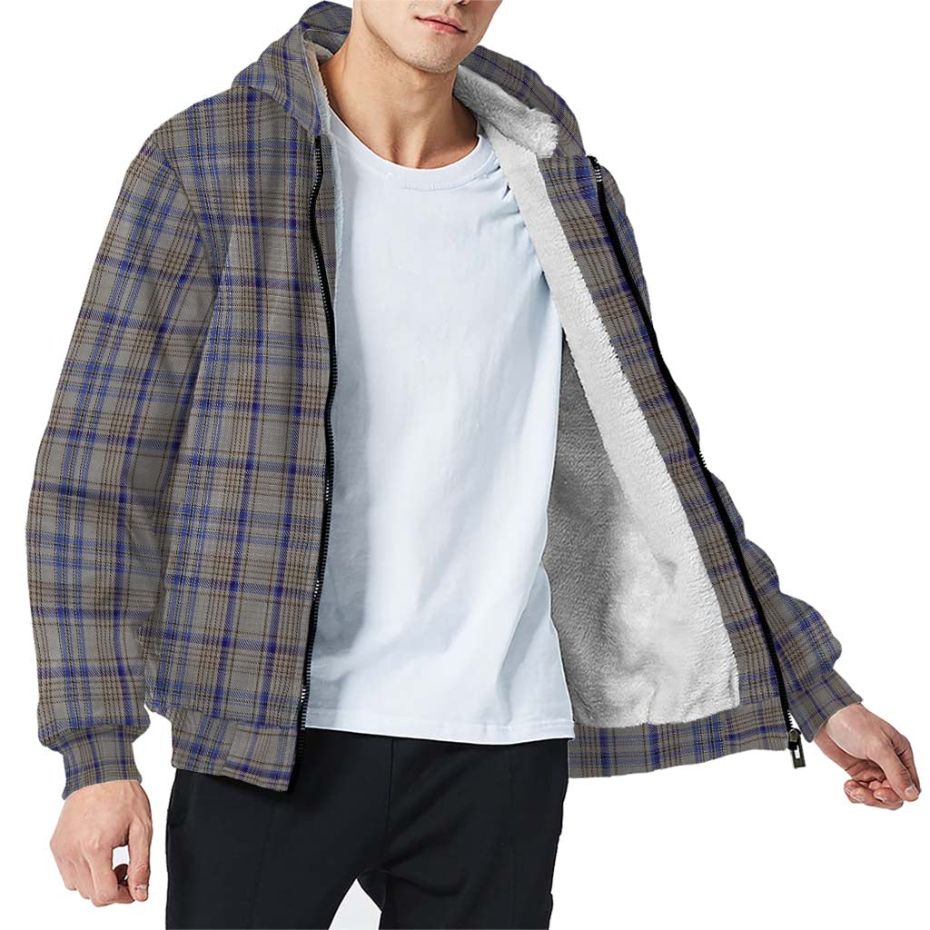 Handwriting Tartan Sherpa Hoodie - Tartan Vibes Clothing