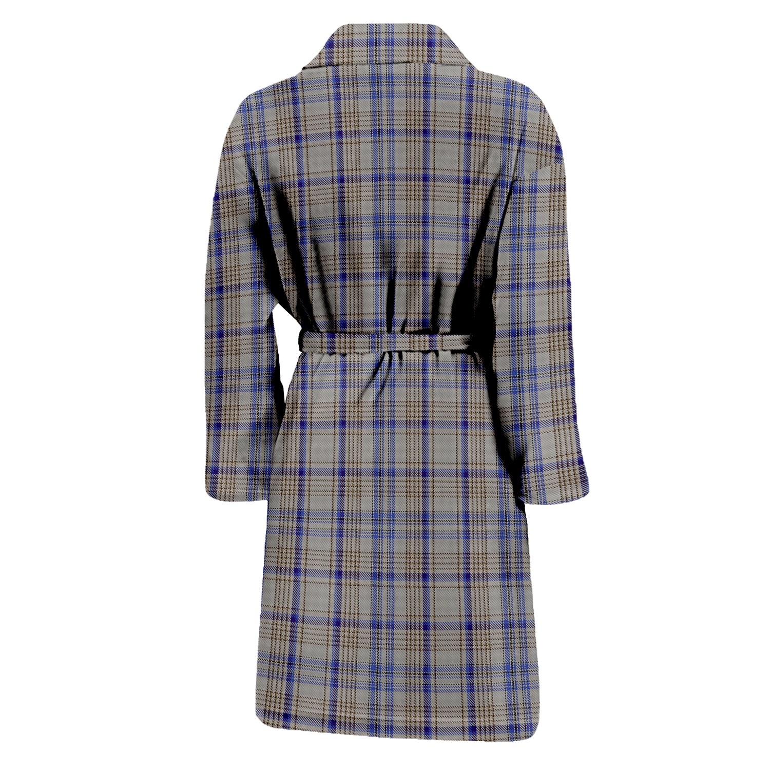 Tartan Vibes Clothing Handwriting Tartan Bathrobe