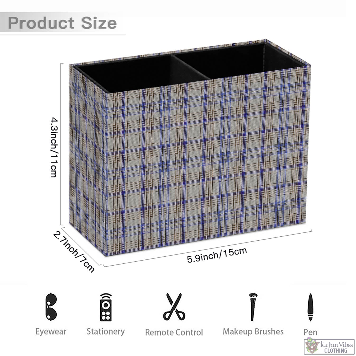 Handwriting Tartan Pen Holder - Tartan Vibes Clothing