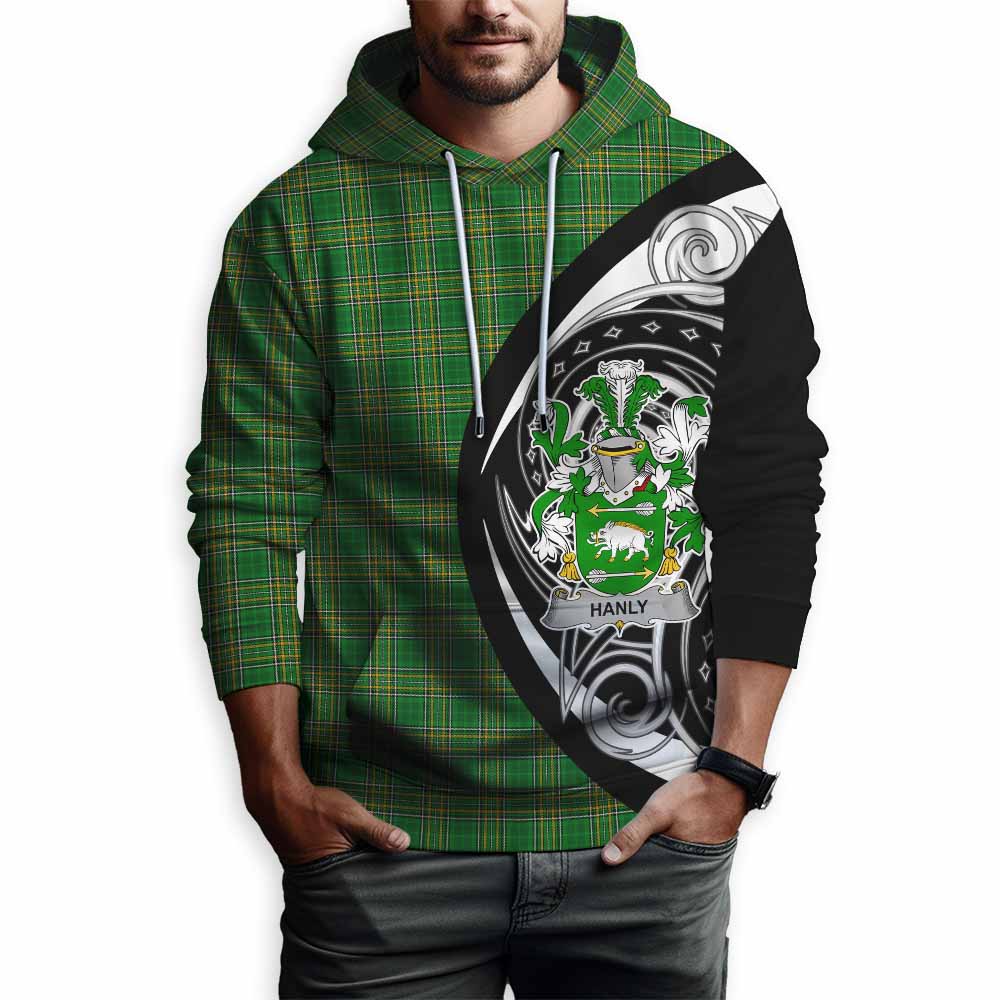 Hanly Irish Clan Hoodie Celtic Circle Style Pullover Hoodie - Tartan Vibes Clothing