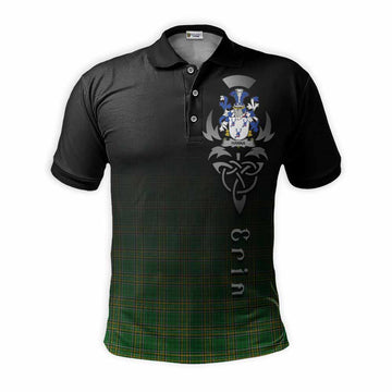 Hanna Irish Clan Polo Shirt with Coat of Arms Erin Go Bragh Celtic Inspired Kid - Tartan Vibes Clothing