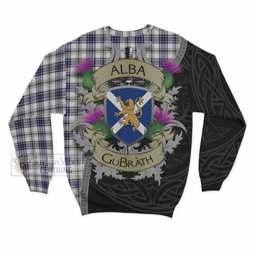 Hannay Tartan Family Crest Sweatshirt Lion Rampant Royal Thistle Shield Celtic Inspired