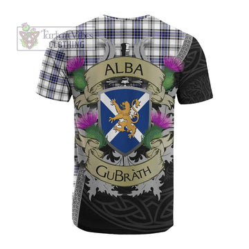 Tartan Vibes Clothing Hannay Tartan Family Crest Cotton T-shirt Lion Rampant Royal Thistle Shield Celtic Inspired
