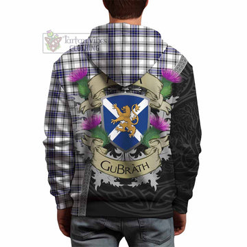 Tartan Vibes Clothing Hannay Tartan Family Crest Hoodie Lion Rampant Royal Thistle Shield Celtic Inspired
