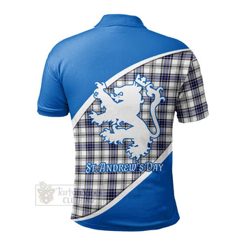 Tartan Vibes Clothing Hannay Family Crest Tartan Polo Shirt Celebrate Saint Andrew's Day in Style