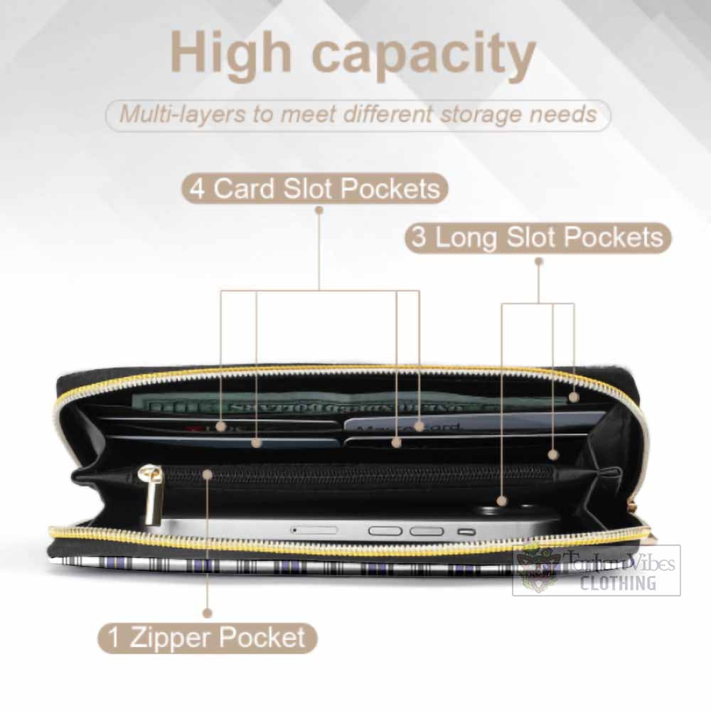 Tartan Vibes Clothing Hannay Tartan Women's Leather Wallet with Family Crest