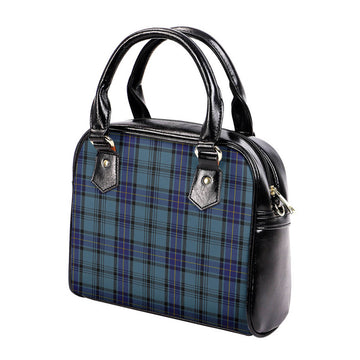 Hannay Blue Tartan Shoulder Handbags