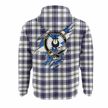 Hannay Clan Crest In Me Tartan Hoodie Scotland Flag Style