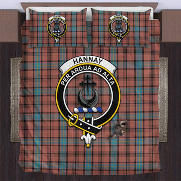 Hannay Dress Tartan Bedding Set with Family Crest