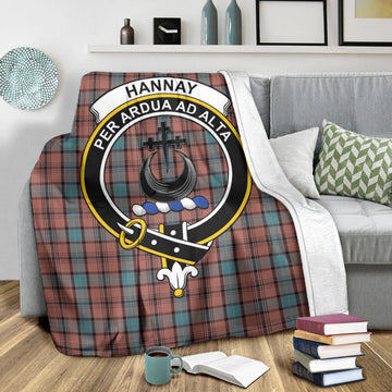 Hannay Dress Tartan Blanket with Family Crest