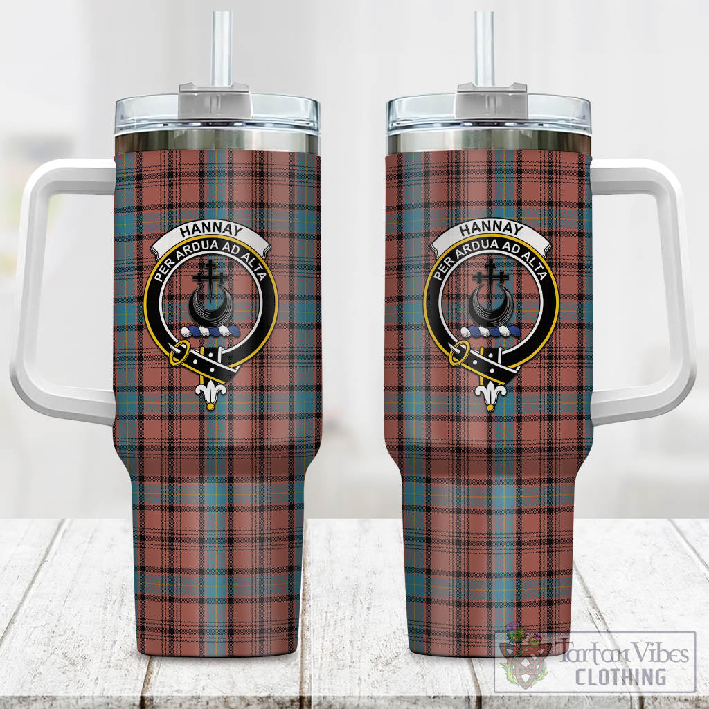 Tartan Vibes Clothing Hannay Dress Tartan and Family Crest Tumbler with Handle