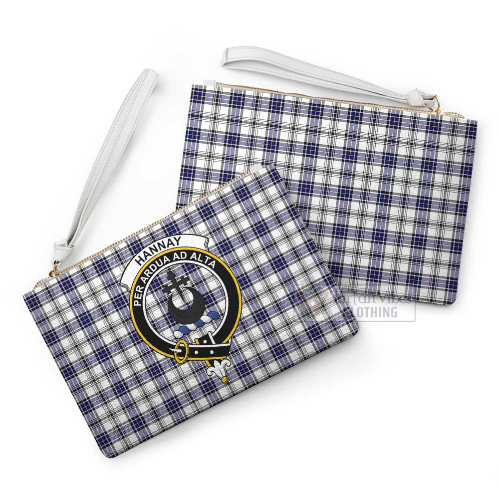Tartan Vibes Clothing Hannay Family Crest Tartan Clutch Bag