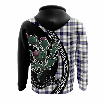 Hannay Family Crest Tartan Hoodie Alba Thistle Inspired