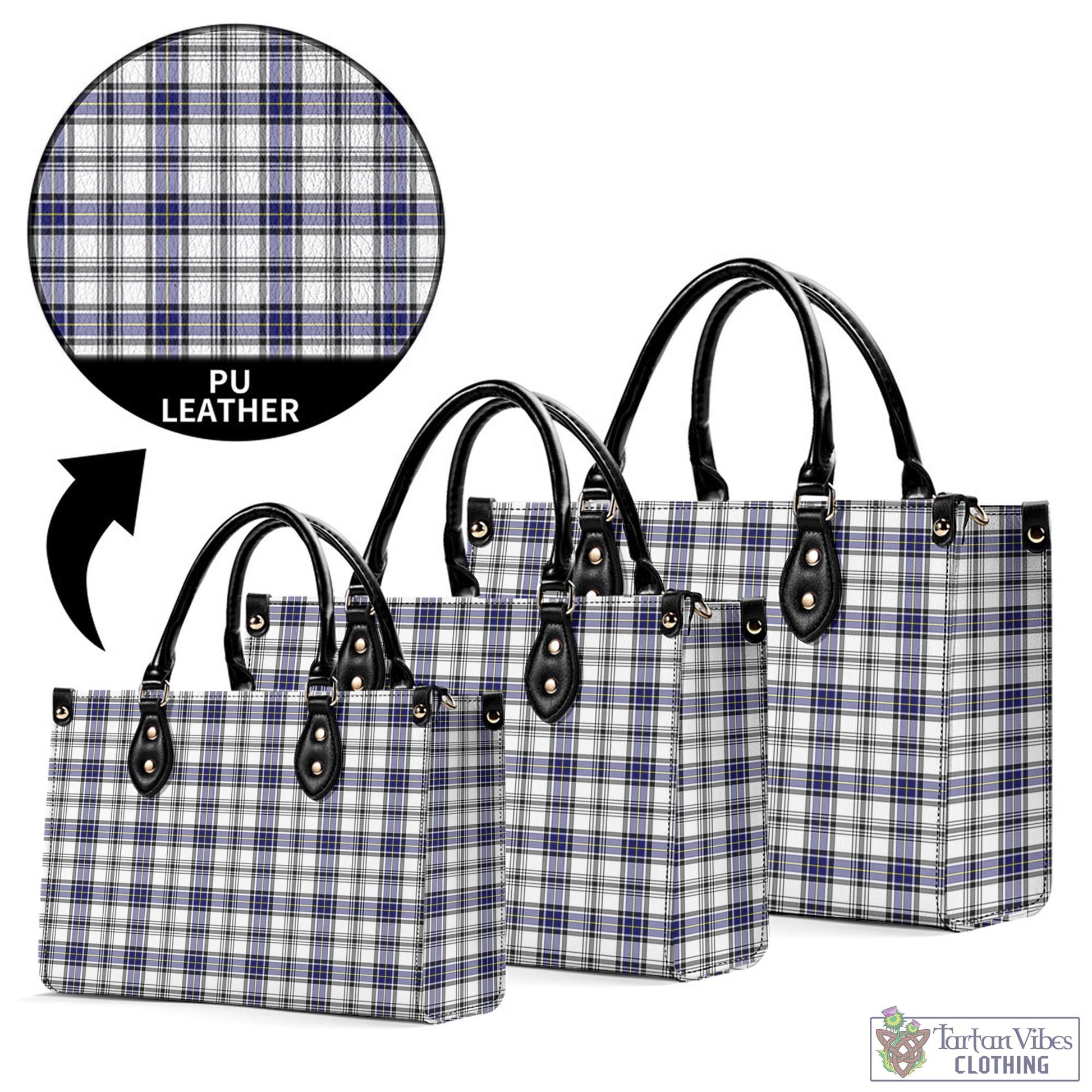 Tartan Vibes Clothing Hannay Modern Tartan Luxury Leather Handbags