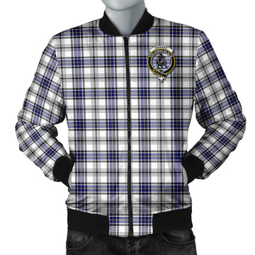 Hannay Tartan Bomber Jacket with Family Crest