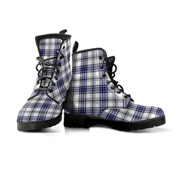 Hannay Tartan Leather Boots