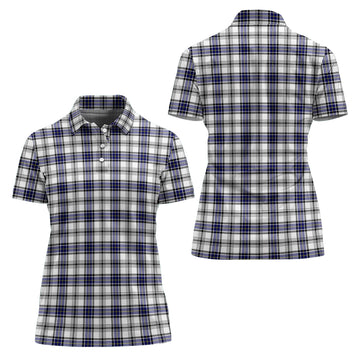 Hannay Modern Tartan Polo Shirt For Women