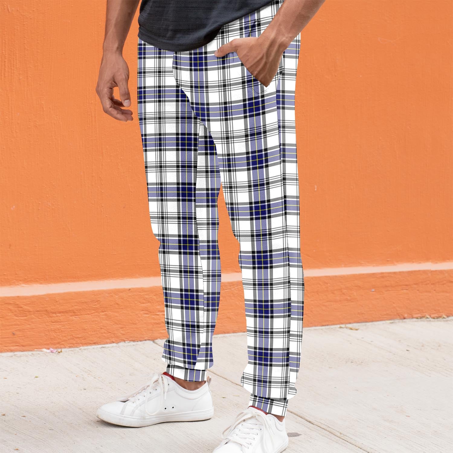 Hannay Tartan Joggers Pants S - Tartan Vibes Clothing