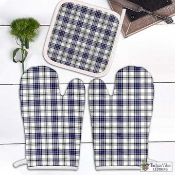 Hannay Tartan Combo Oven Mitt & Pot-Holder Combo 1 Oven Mitt & 1 Pot-Holder White - Tartan Vibes Clothing