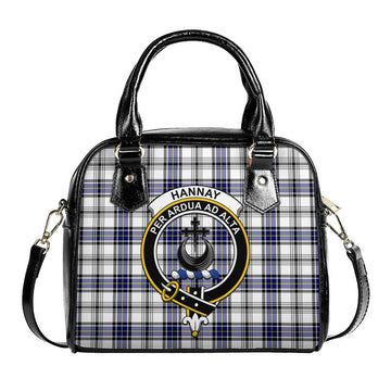 Hannay Modern Tartan Shoulder Handbags with Family Crest
