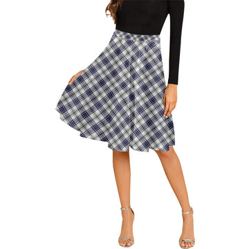 Hannay Modern Tartan Melete Pleated Midi Skirt