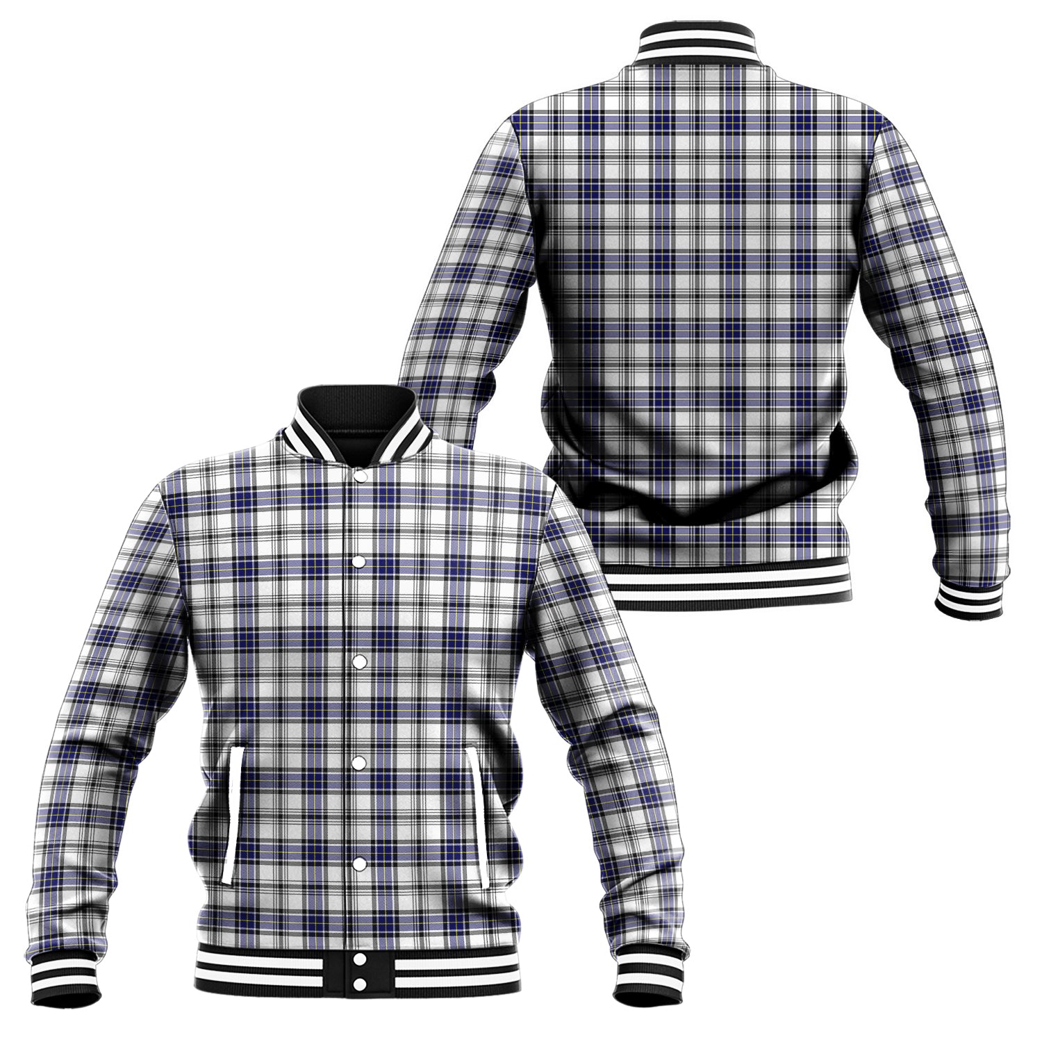 Hannay Tartan Baseball Jacket Unisex - Tartan Vibes Clothing