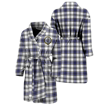 Hannay Tartan Bathrobe with Family Crest