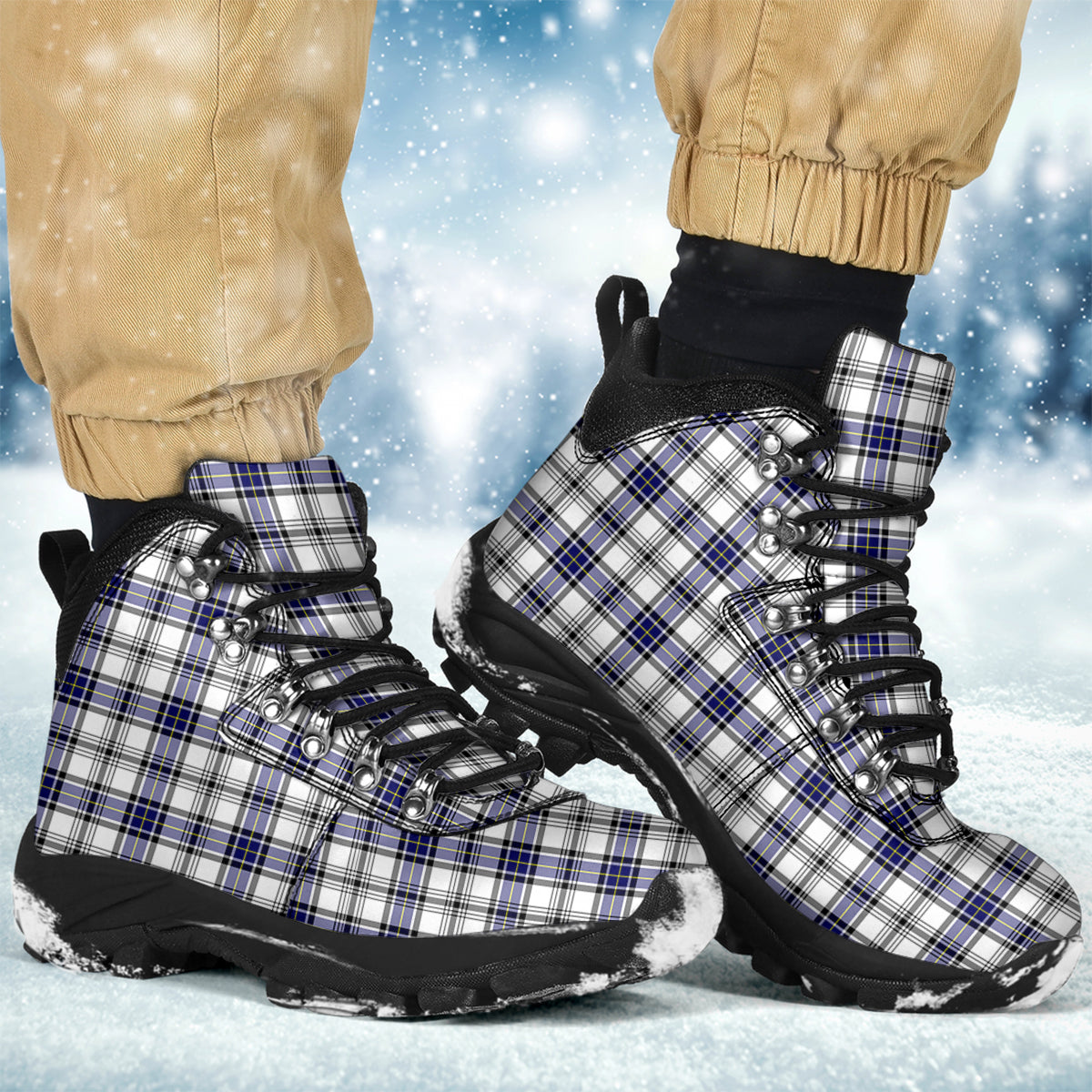 Hannay Modern Tartan Alpine Boots - Tartanvibesclothing