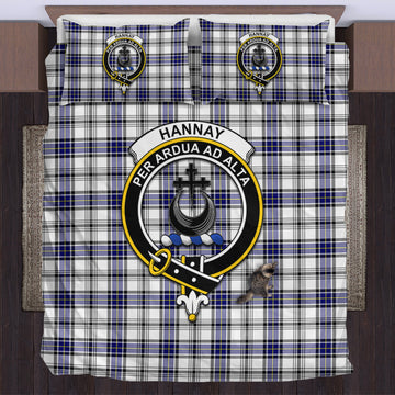 Hannay Modern Tartan Bedding Set with Family Crest