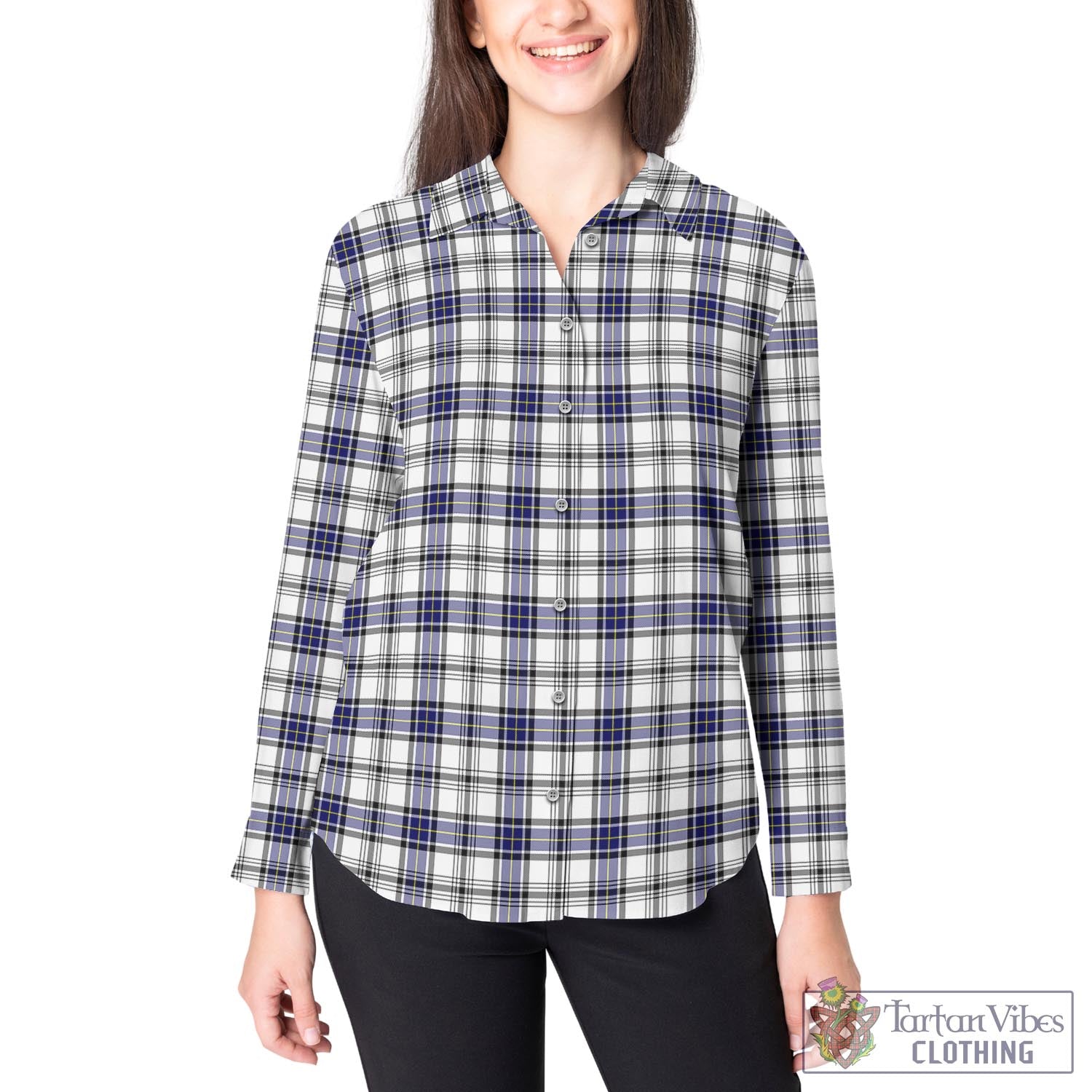 Hannay Modern Tartan Womens Casual Shirt