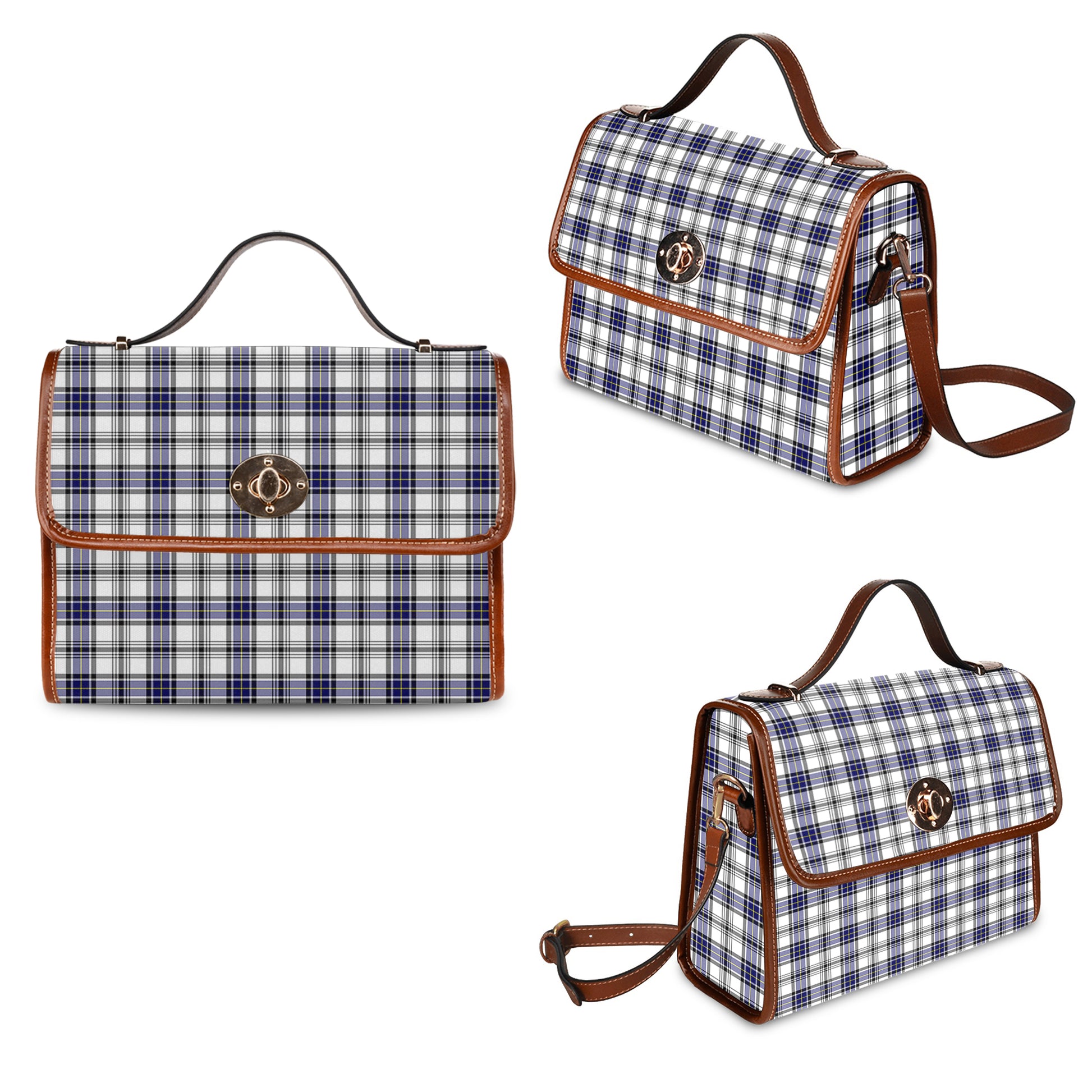 hannay-modern-tartan-leather-strap-waterproof-canvas-bag