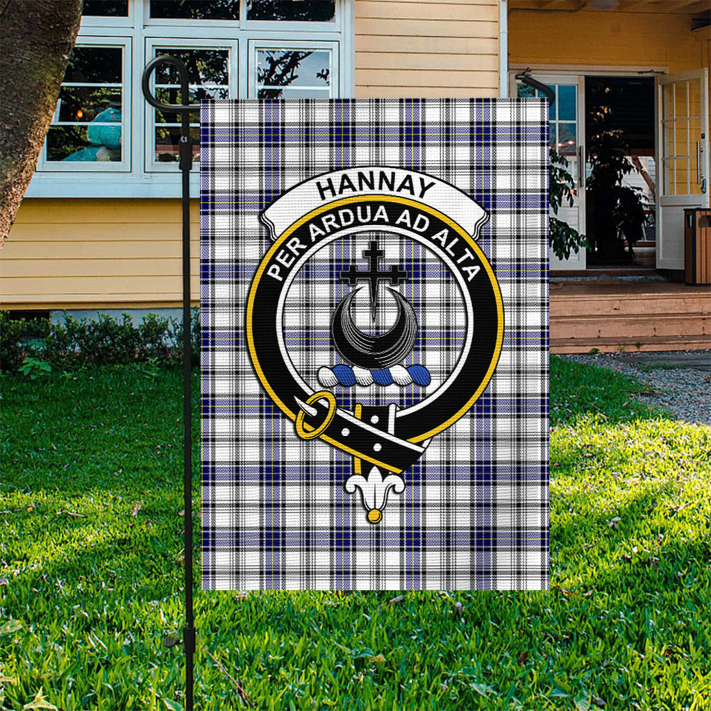 Hannay Tartan Flag with Family Crest - Tartan Vibes Clothing