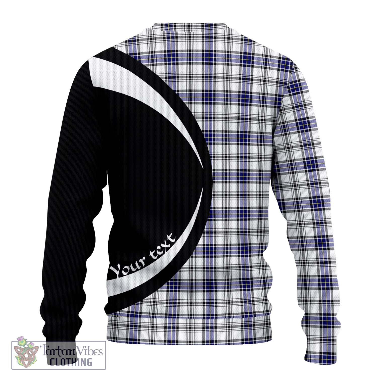 Hannay Tartan Ugly Sweater with Family Crest Circle Style - Tartan Vibes Clothing