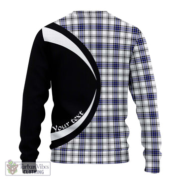 Hannay Tartan Ugly Sweater with Family Crest Circle Style - Tartan Vibes Clothing