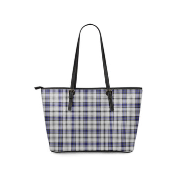 Hannay Tartan Leather Tote Bag