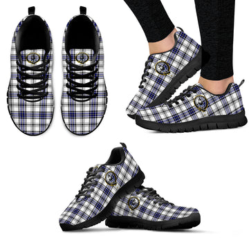 Hannay Tartan Sneakers with Family Crest