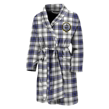 Hannay Tartan Bathrobe with Family Crest