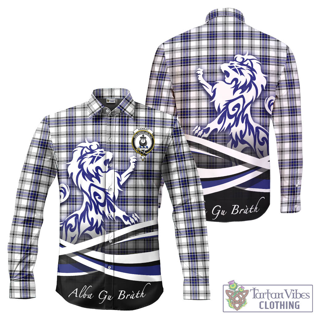 hannay-modern-tartan-long-sleeve-button-up-shirt-with-alba-gu-brath-regal-lion-emblem