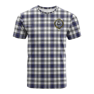 Hannay Tartan T-Shirt with Family Crest
