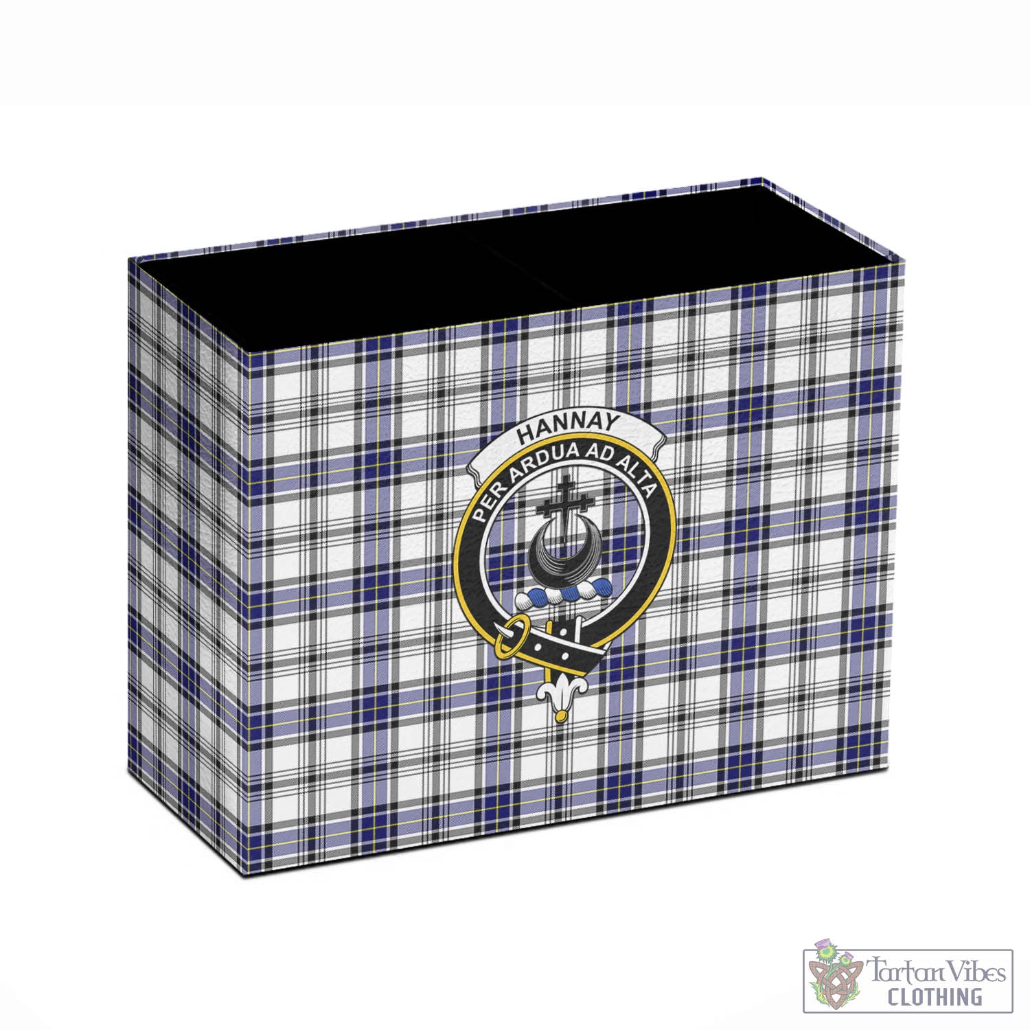 Tartan Vibes Clothing Hannay Modern Tartan Pen Holder with Family Crest