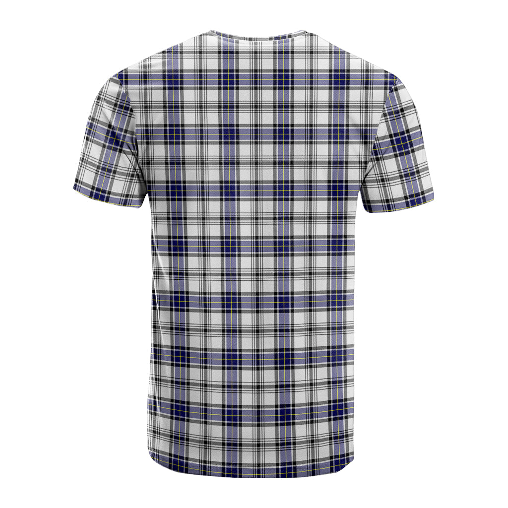 Hannay Tartan T-Shirt with Family Crest - Tartan Vibes Clothing